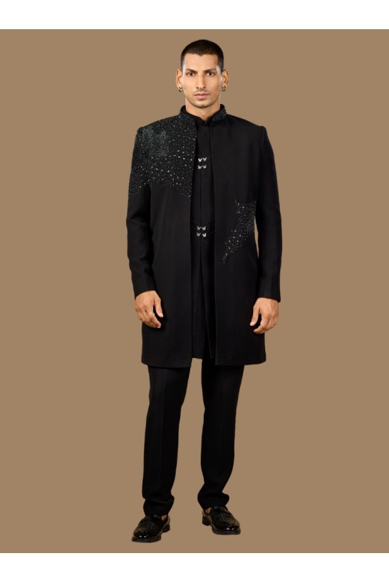 BLACK MIDNIGHT GLAM INDOWESTERN 